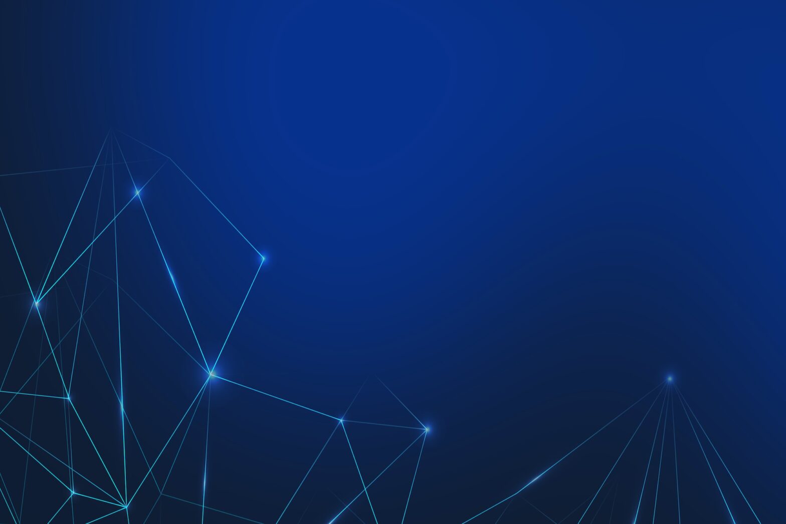 Connecting lines on a blue background illustration